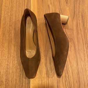 LoQ Frida brown suede pumps size 39